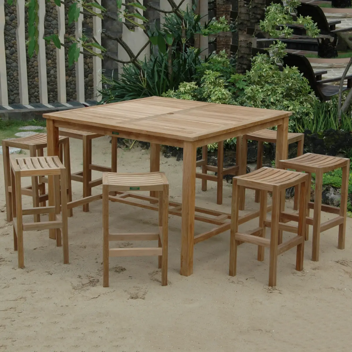 Anderson Teak - Windsor Montego 9-Pieces Square Bar Set - Image 3