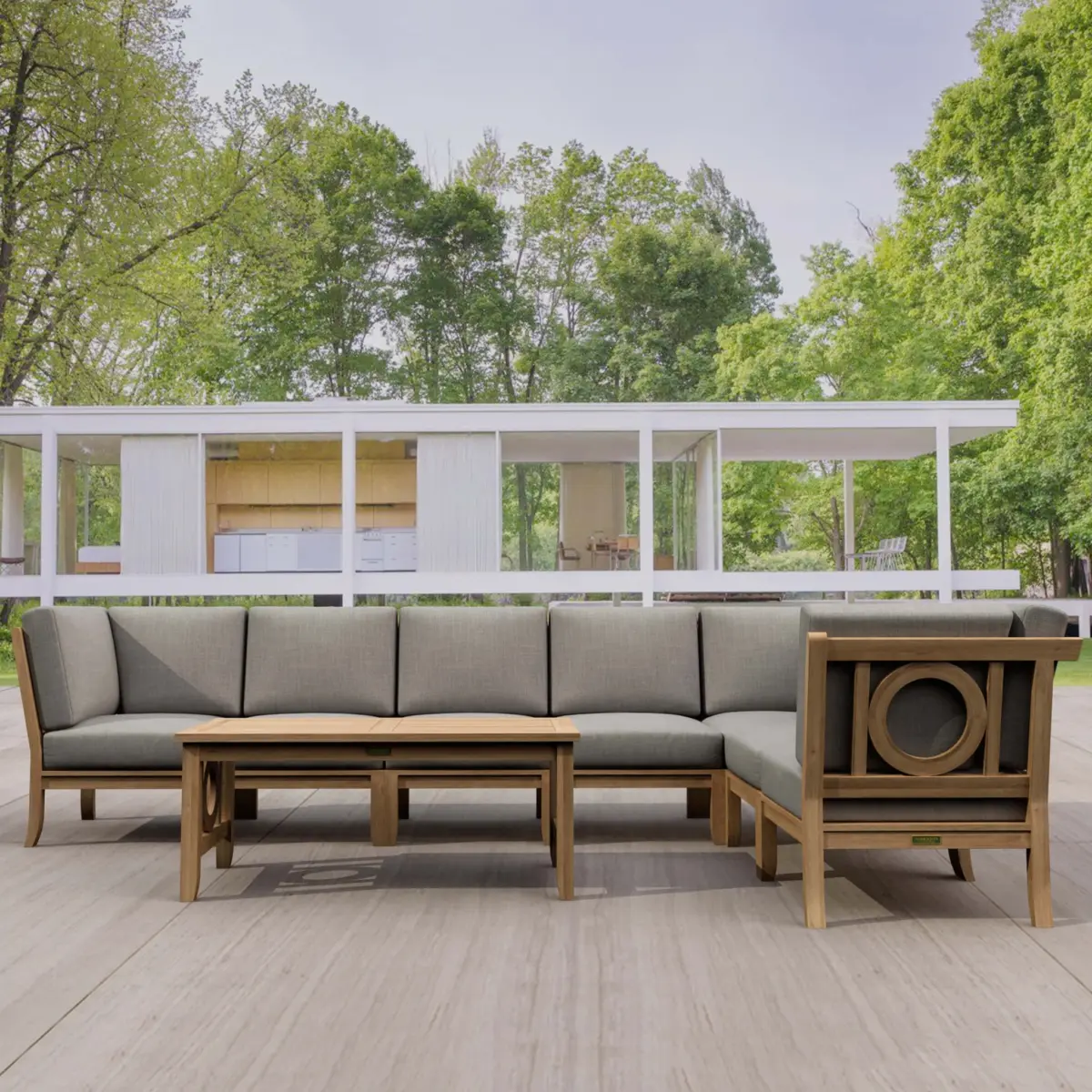 Anderson Teak - Natsepa 8-Pieces Modular Set - Image 1