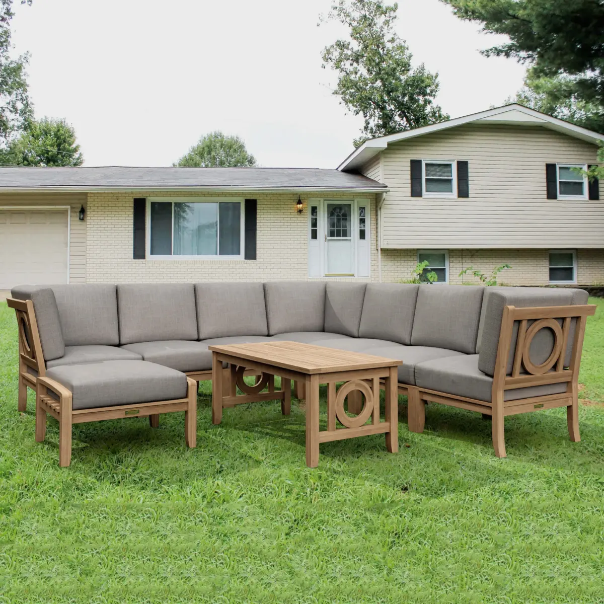 Anderson Teak - Natsepa 9-Pieces Modular Set A - Image 2