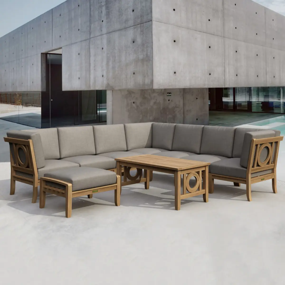 Anderson Teak - Natsepa 9-Pieces Modular Set A - Image 1