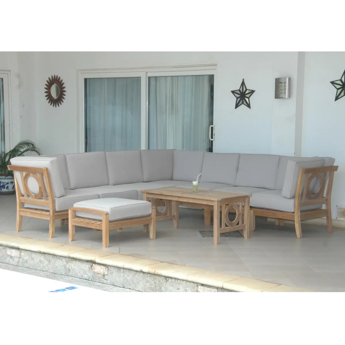 Anderson Teak - Natsepa 9-Pieces Modular Set A - Image 5