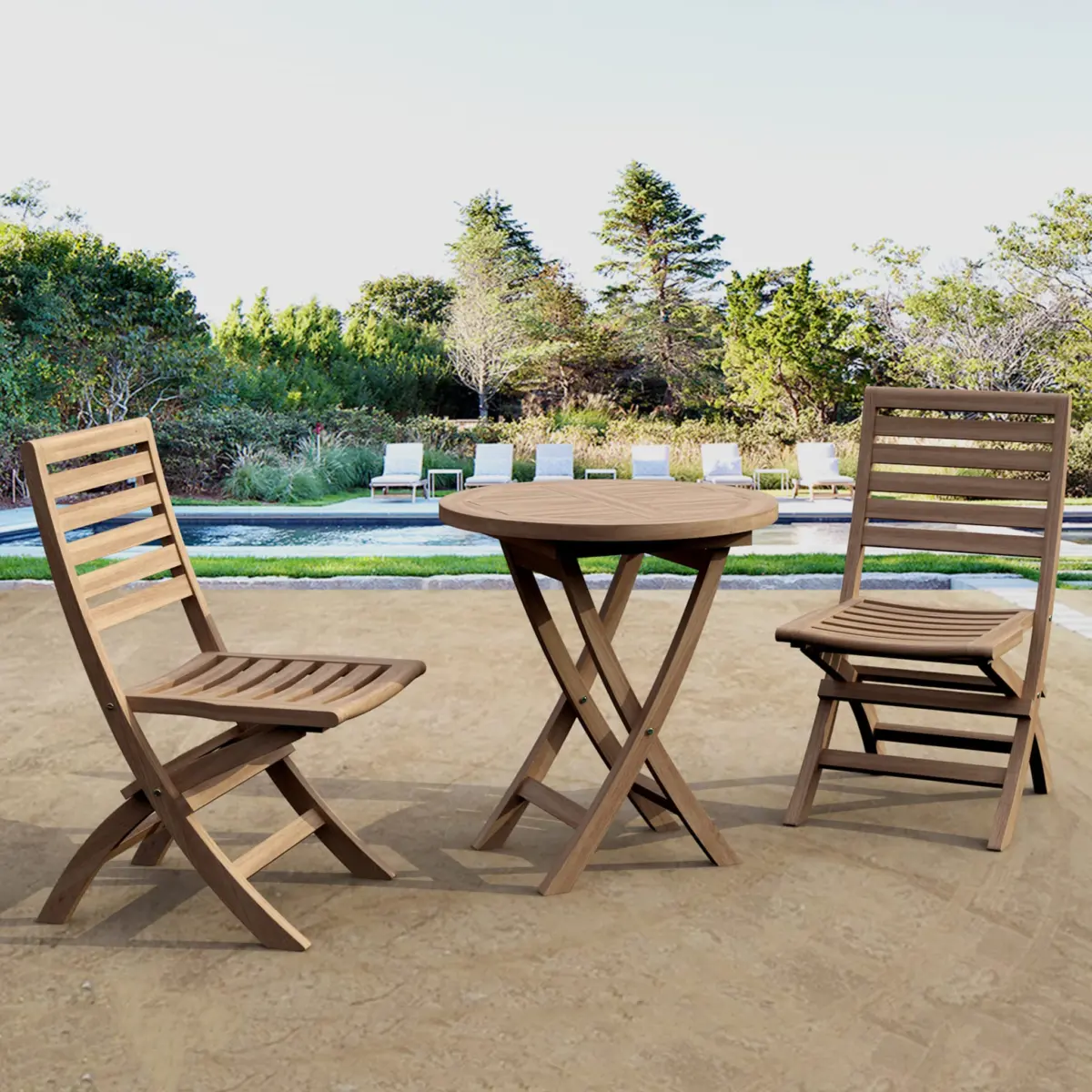 Anderson Teak - Bahama Andrew 3-Pieces Bistro Set - Image 1