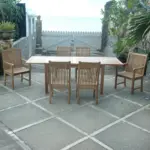 Anderson Teak - Bahama Chicago 7-Pieces Dining Set Chair B - Image 3