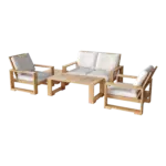 Anderson Teak - Capistrano 5-Piece Deep Seating Loveseat Collection - Image 2