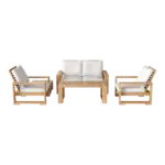 Anderson Teak - Capistrano 5-Piece Deep Seating Loveseat Collection - Image 3
