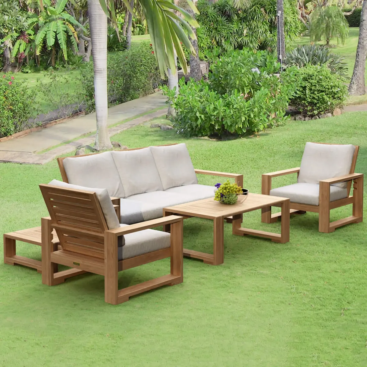 Anderson Teak - Capistrano 5-Piece Deep Seating Sofa Collection - Image 1