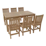 Anderson Teak - 7-Pieces Sonoma Rectangular Dining Set - Image 2