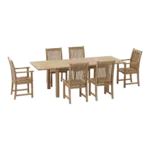 Anderson Teak - Bahama Chicago 7-Pieces Dining Set Chair B - Image 2