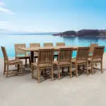 Anderson Teak - Bahama Rialto 11-Pieces Rectangular Dining Set - Image 2
