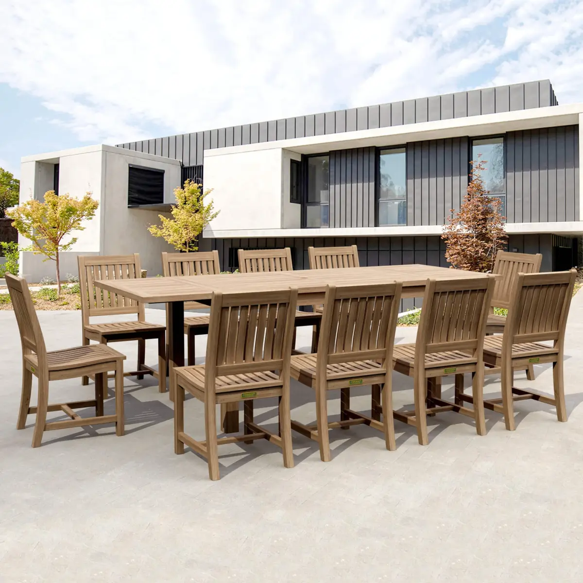 Anderson Teak - Bahama Rialto 11-Pieces Rectangular Dining Set - Image 1