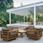 Anderson Teak - Cordoba Deep Seating Swivel Armchair - Image 3