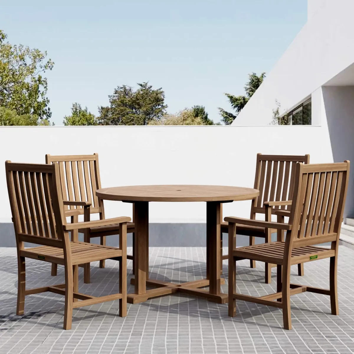 Anderson Teak - Tosca Wilshere 5-Pieces Dining Set - Image 1