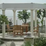 Anderson Teak - Tosca Rialto Armchair 5-Pieces Dining Set - Image 3