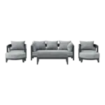 Anderson Teak - SET-171 6-pc Coronado Aluminum Deep Seating Set - Image 2