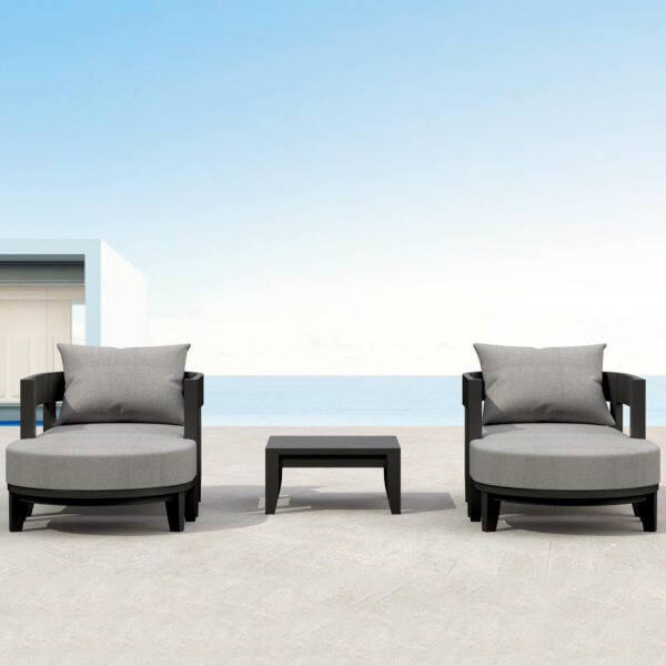 Anderson Teak - SET-172 5-pc Coronado Aluminum Deep Seating Set