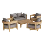 Anderson Teak - Coronado 5 Pieces Deep Seating Set