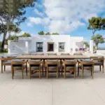 Anderson Teak - SET-175 13-pc Coronado Extension Dining Table Set