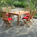 Anderson Teak - Montage Bristol 7-Pieces Dining Set - Image 3