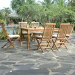 Anderson Teak - Montage Bristol 7-Pieces Dining Set - Image 5