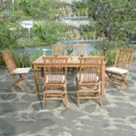 Anderson Teak - Montage Bristol 7-Pieces Dining Set - Image 2