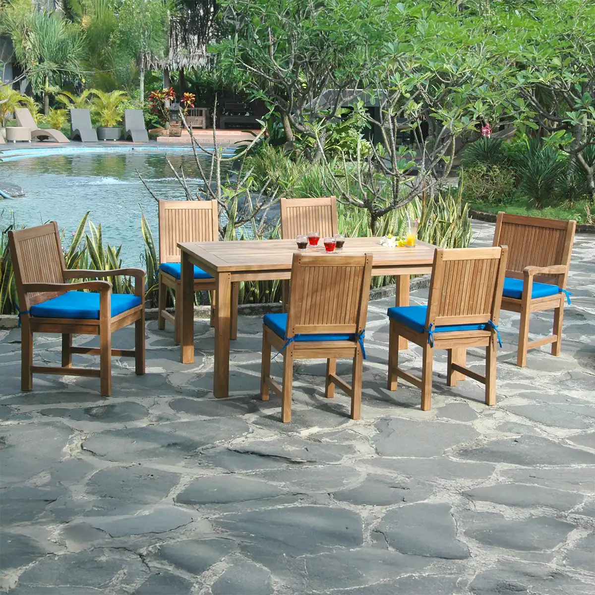 SET-204_1-1 Anderson Teak - Montage Chester 7-Pieces Dining Set - Image 1