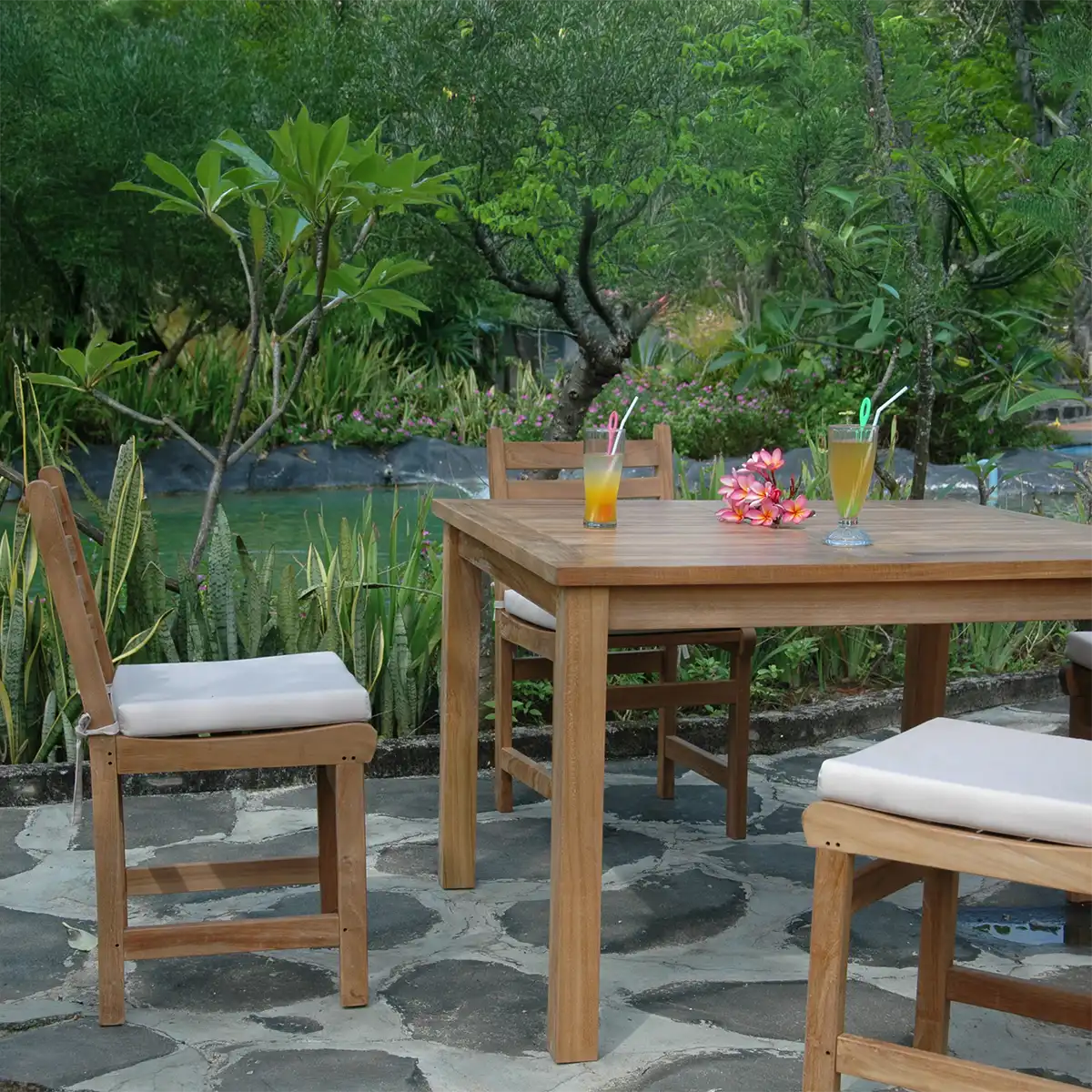 SET-206.103-1 Anderson Teak - Montage Windham  5- Pices Dining Set A - Image 4