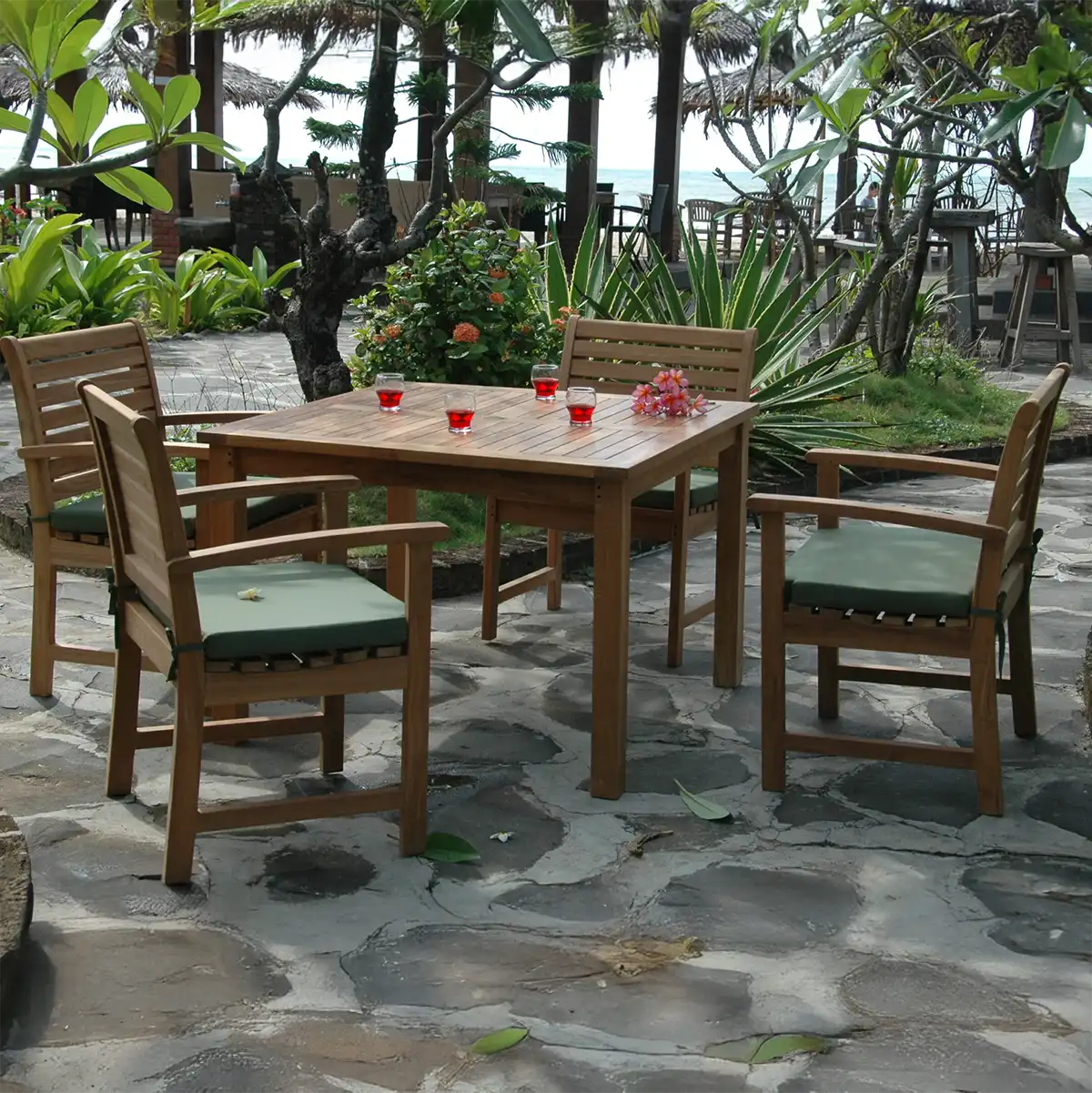 SET-207.102 Anderson Teak - Montage Victoria  5- Pices Dining Set - Image 4