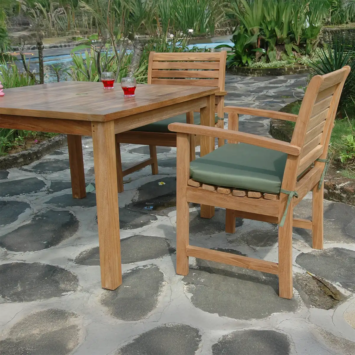 SET-207_3-1 Anderson Teak - Montage Victoria  5- Pices Dining Set - Image 1