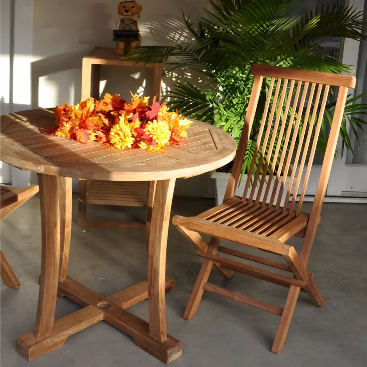 Anderson Teak - Descanso Bristol 3-Pieces Dining Set - Image 4