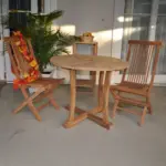 Anderson Teak - Descanso Bristol 3-Pieces Dining Set - Image 3