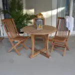 Anderson Teak - Descanso Bristol 3-Pieces Dining Set - Image 2