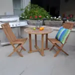 Anderson Teak - Montage Bristol 3-Pieces Dining Set - Image 2