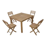 Anderson Teak - Montage Alabama  5- Pices Dining Set - Image 2