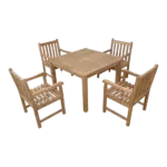Anderson Teak - Montage Braxton  5- Pices Dining Set B - Image 2