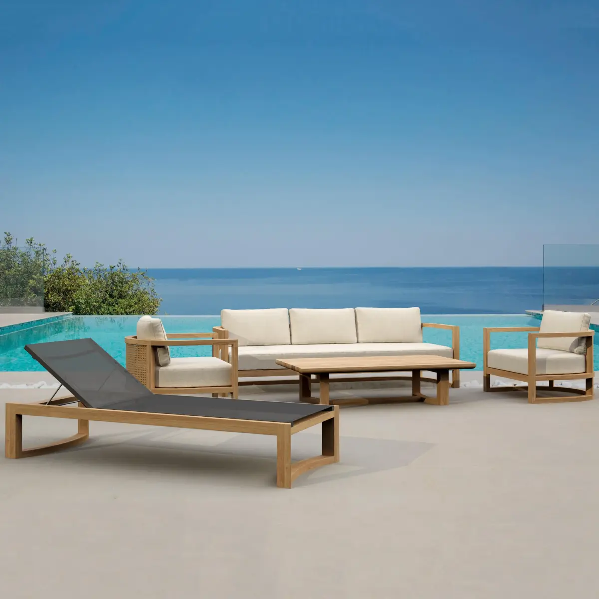 Anderson Teak - SET-222 5-pc Junus Deep Seating Set - Image 1