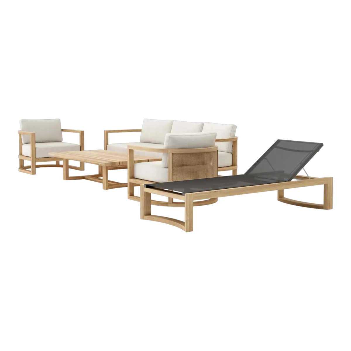 Anderson Teak - SET-222 5-pc Junus Deep Seating Set - Image 2