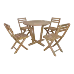 Anderson Teak - Descanso Alabama 5-Pieces Bistro Set
