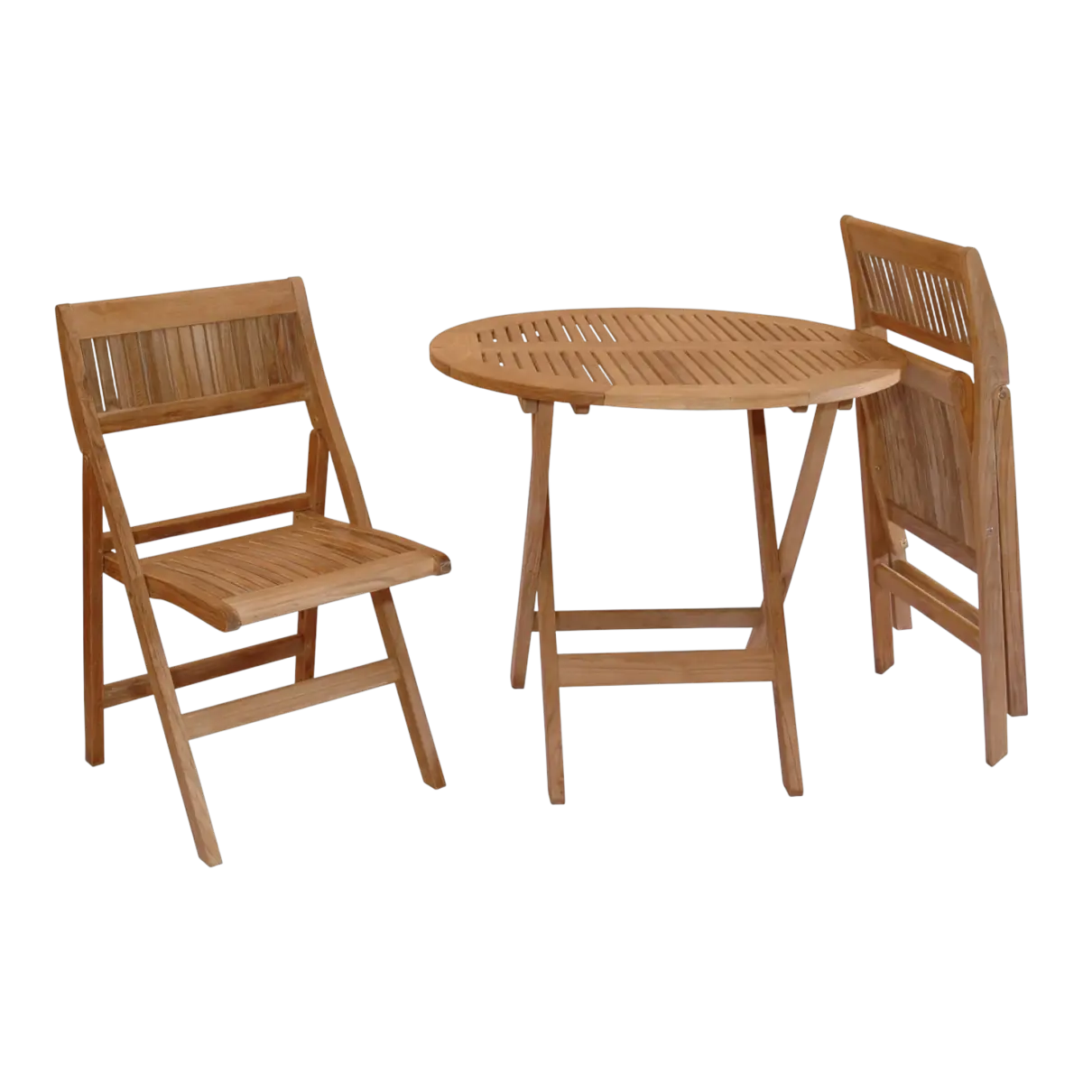 Anderson Teak - Windsor 3-pieces Round Bistro Set - Image 2
