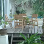 Anderson Teak - Windsor 5-pieces Round Bistro Set - Image 4
