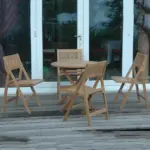 Anderson Teak - Windsor 5-pieces Round Bistro Set - Image 5