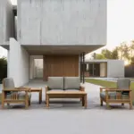 Anderson Teak - SouthBay Deep Seating 5-Pieces Conversation Set A