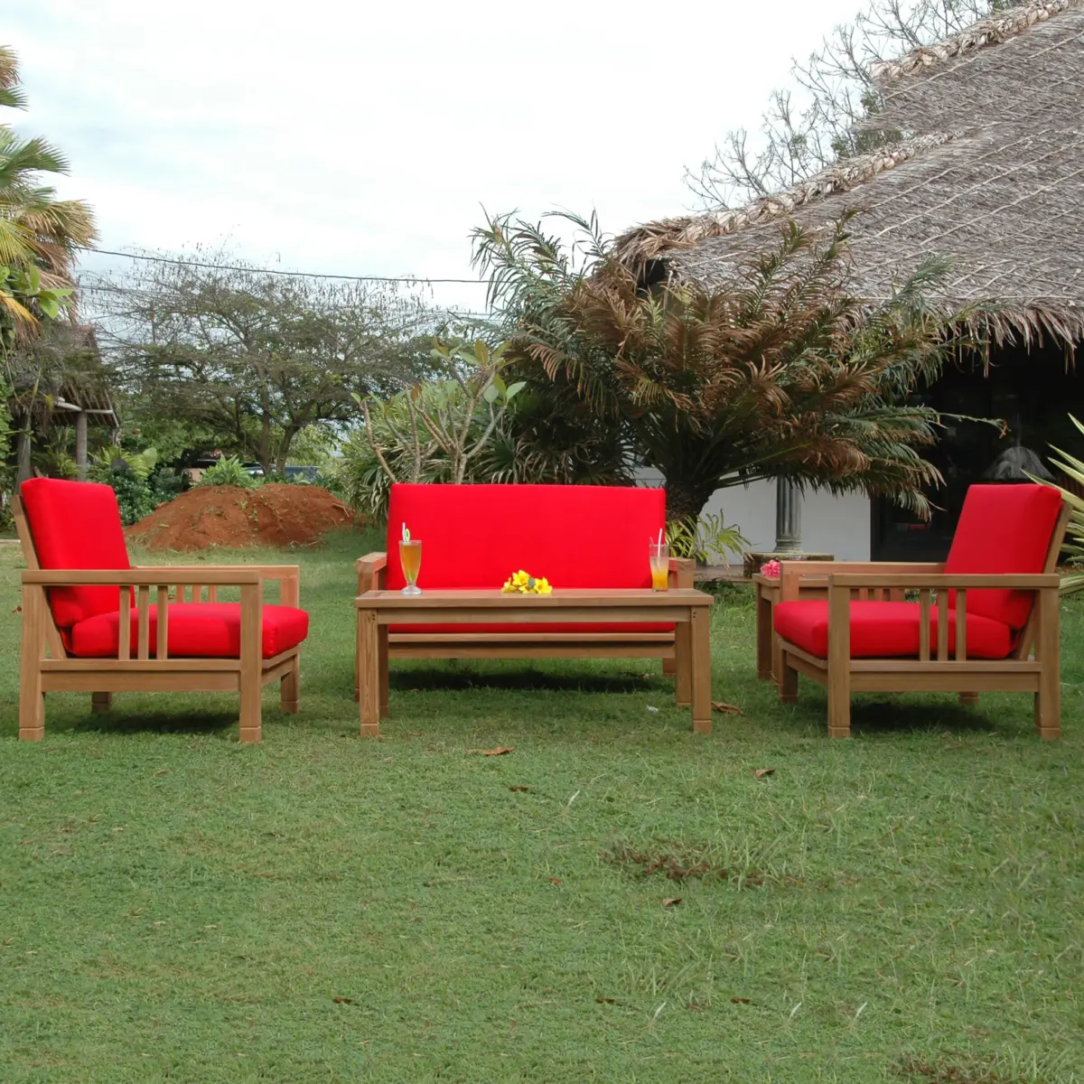 Anderson Teak - SouthBay Deep Seating 5-Pieces Conversation Set A - Image 2