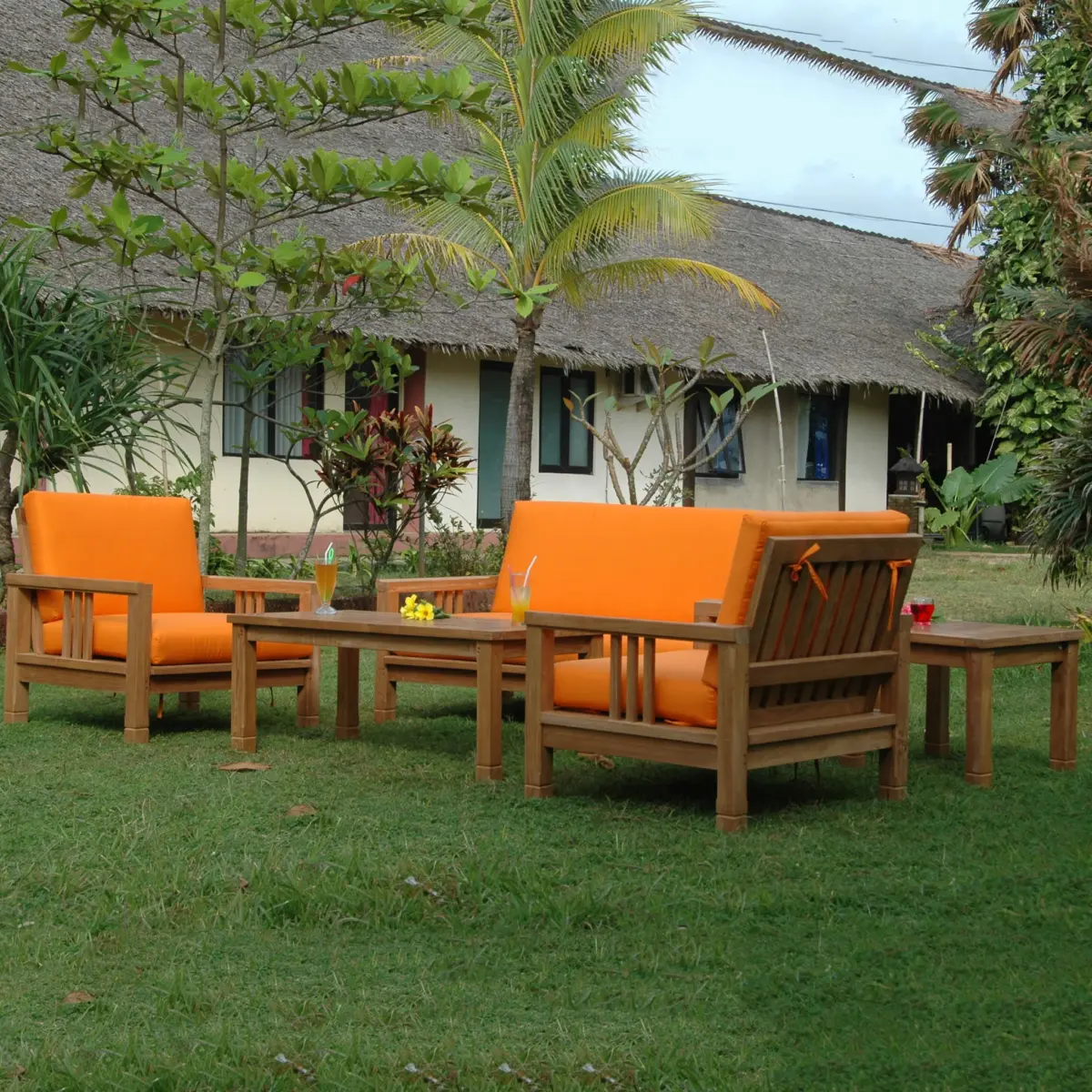 Anderson Teak - SouthBay Deep Seating 5-Pieces Conversation Set B - Image 6