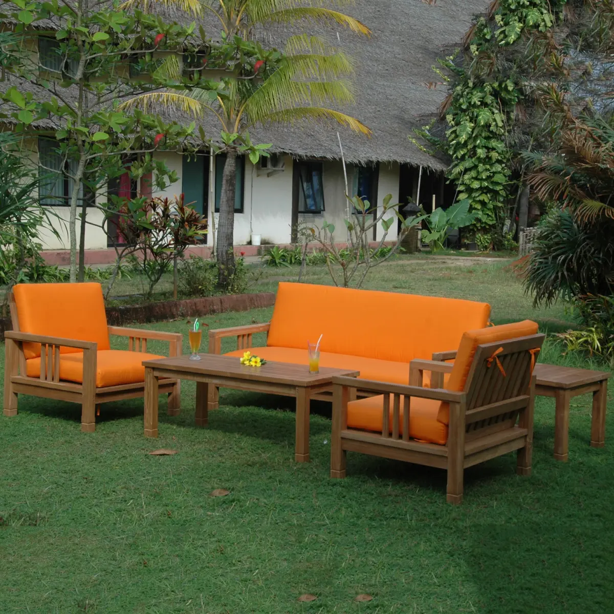 Anderson Teak - SouthBay Deep Seating 5-Pieces Conversation Set B - Image 1