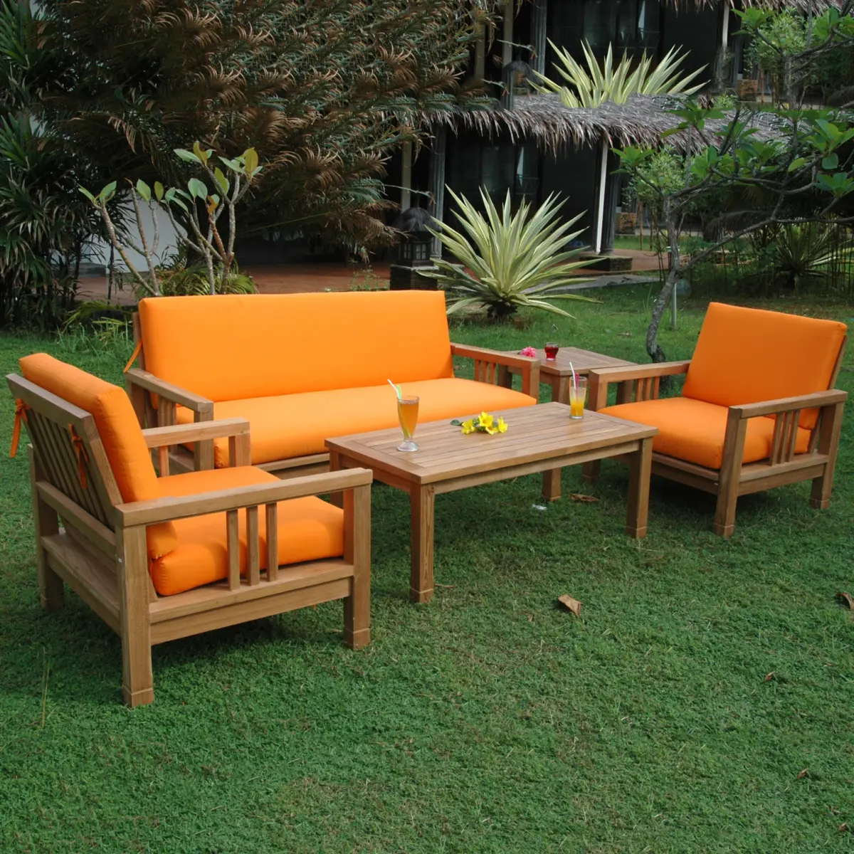 Anderson Teak - SouthBay Deep Seating 5-Pieces Conversation Set B - Image 2