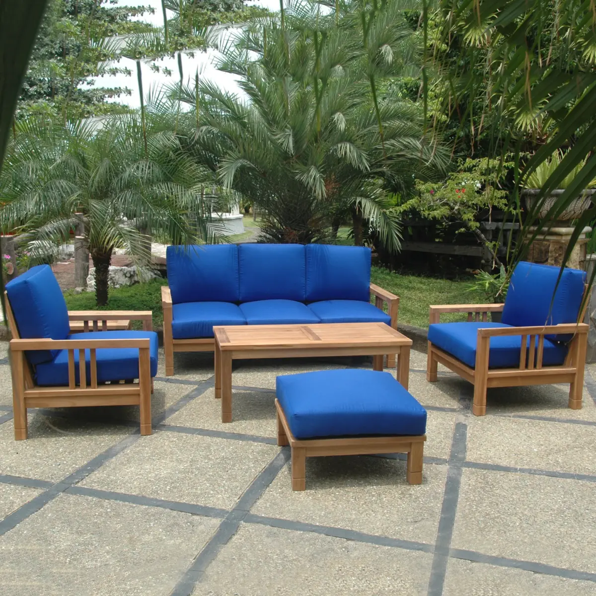Anderson Teak - SouthBay Deep Seating 6-Pieces Conversation Set A - Image 1
