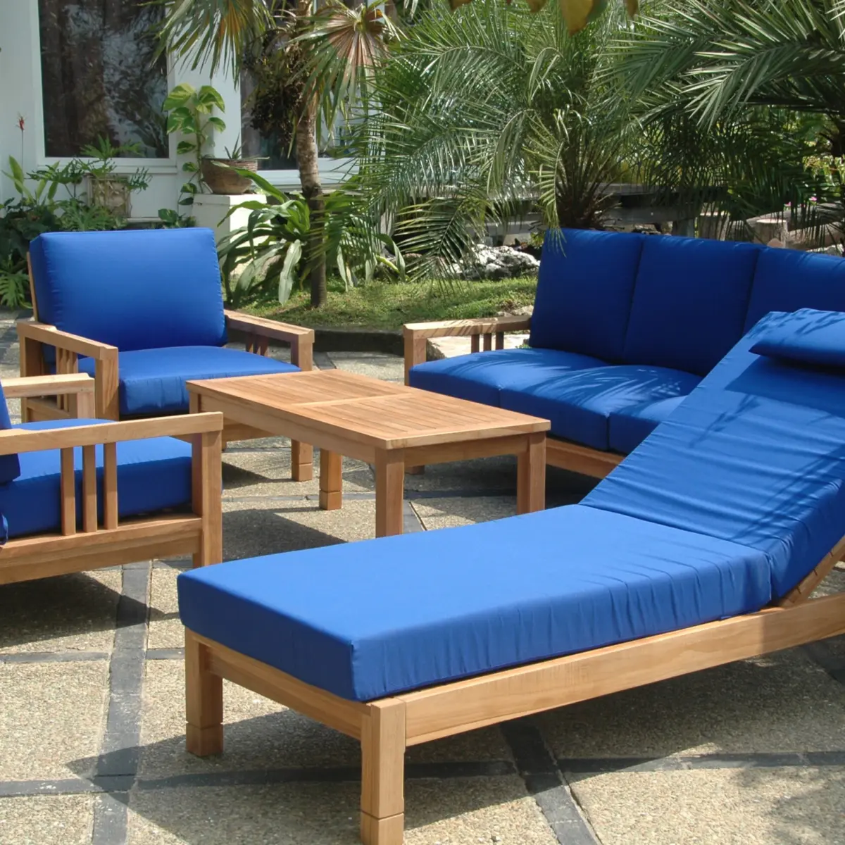 Anderson Teak - SouthBay Deep Seating 6-Pieces Conversation Set B - Image 3