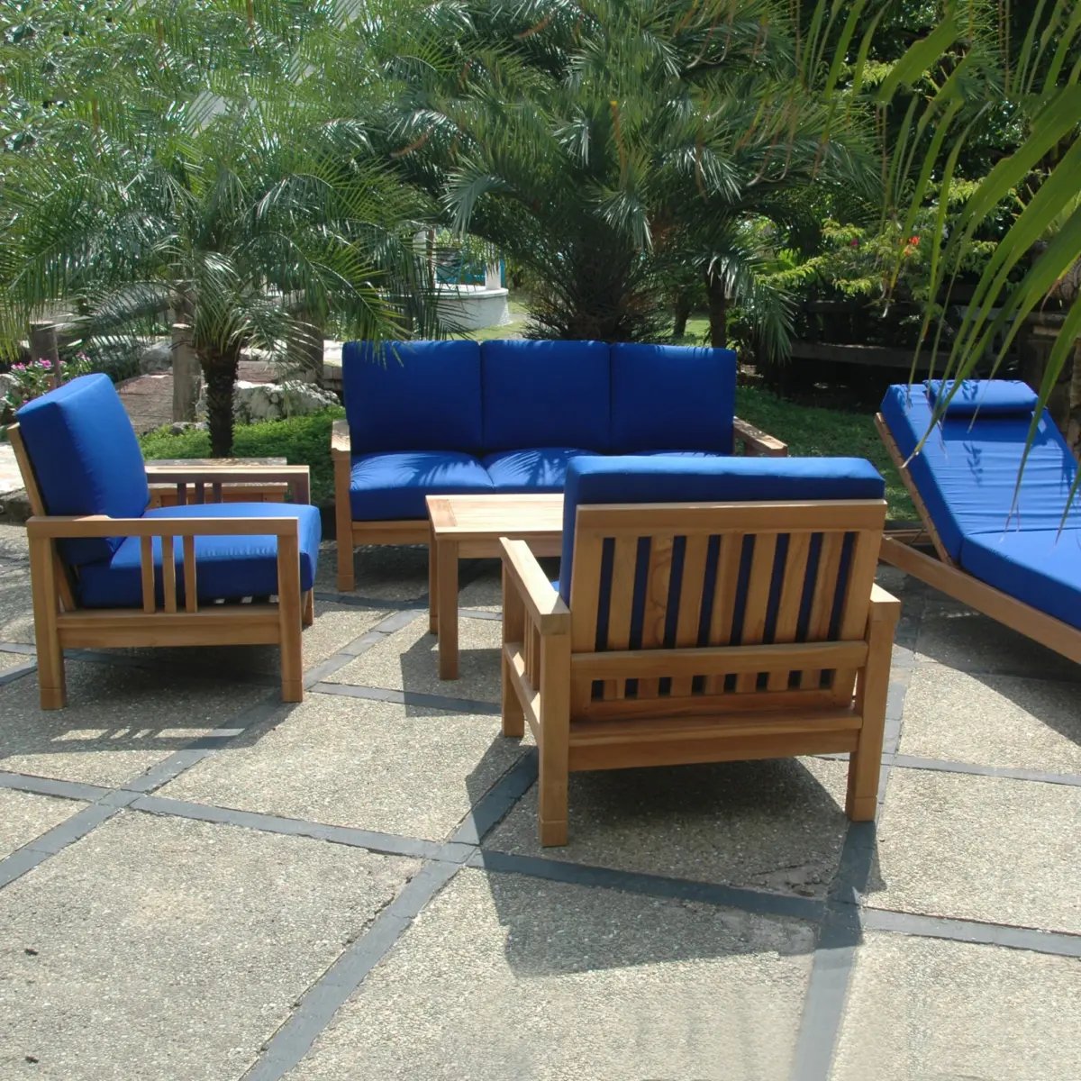 Anderson Teak - SouthBay Deep Seating 6-Pieces Conversation Set B - Image 4