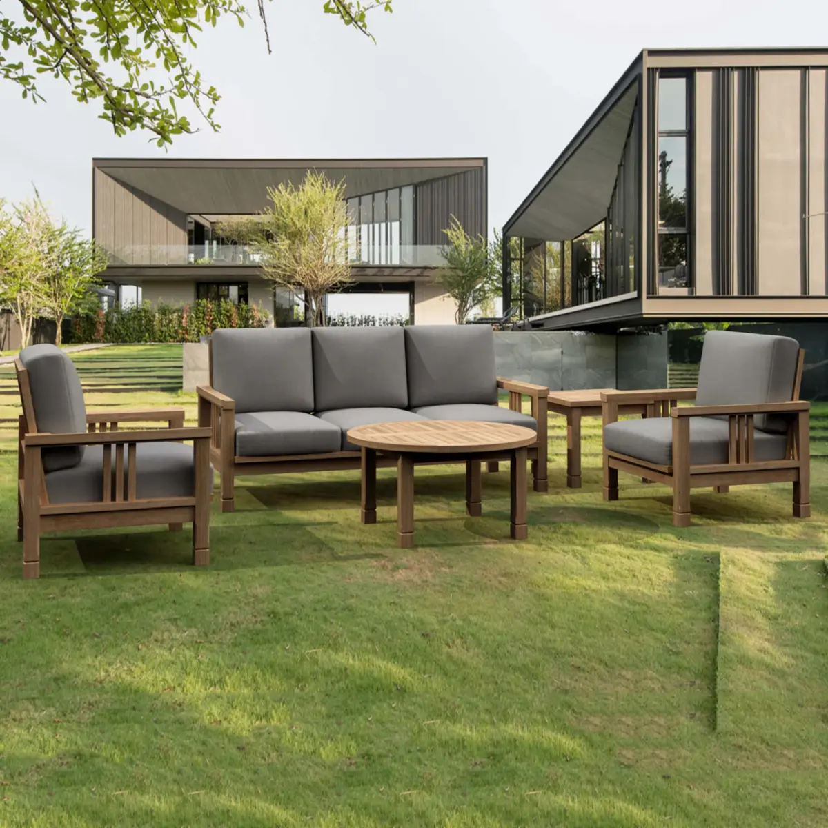Anderson Teak - SouthBay Deep Seating 5-Pieces Conversation Set C - Image 3