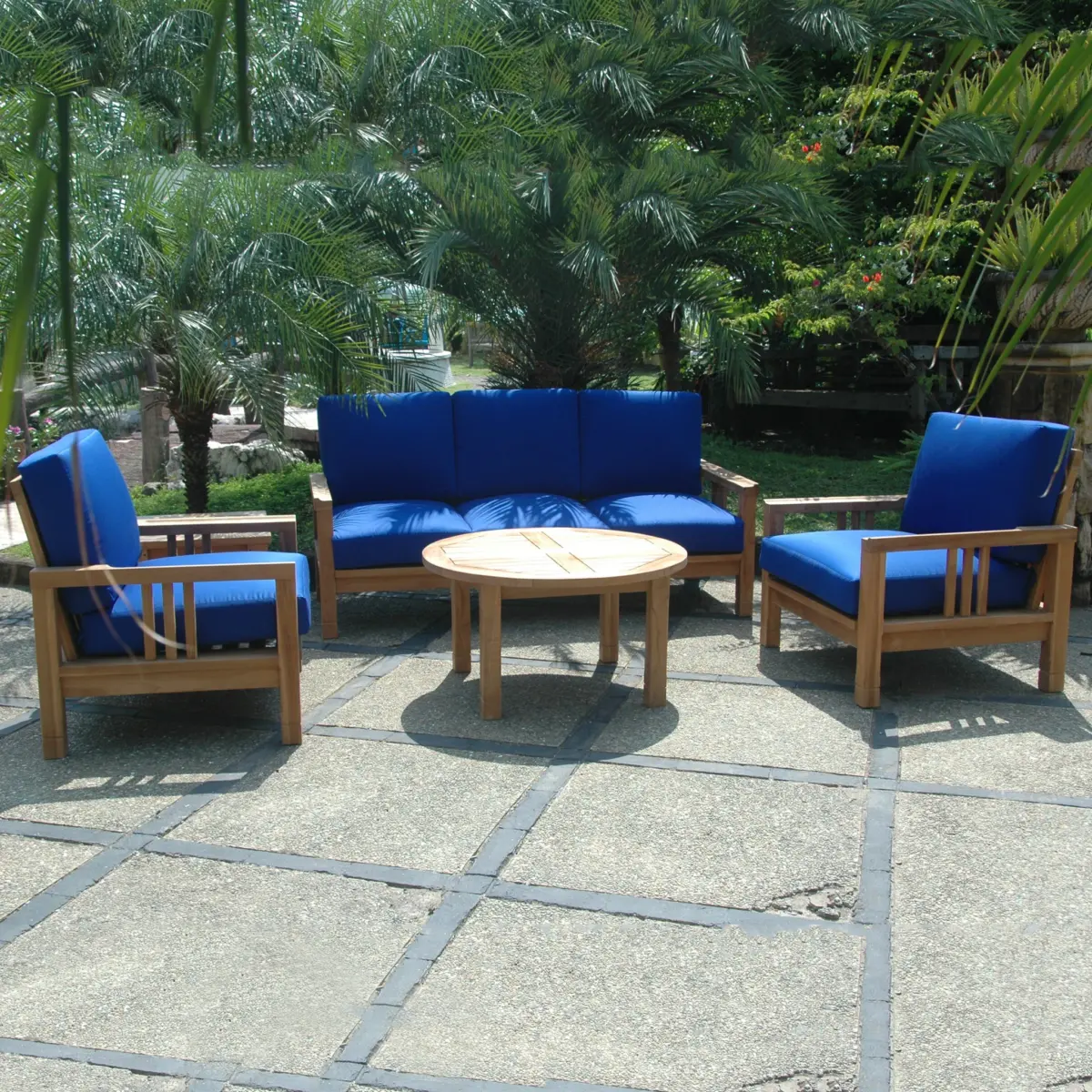 Anderson Teak - SouthBay Deep Seating 5-Pieces Conversation Set C - Image 1